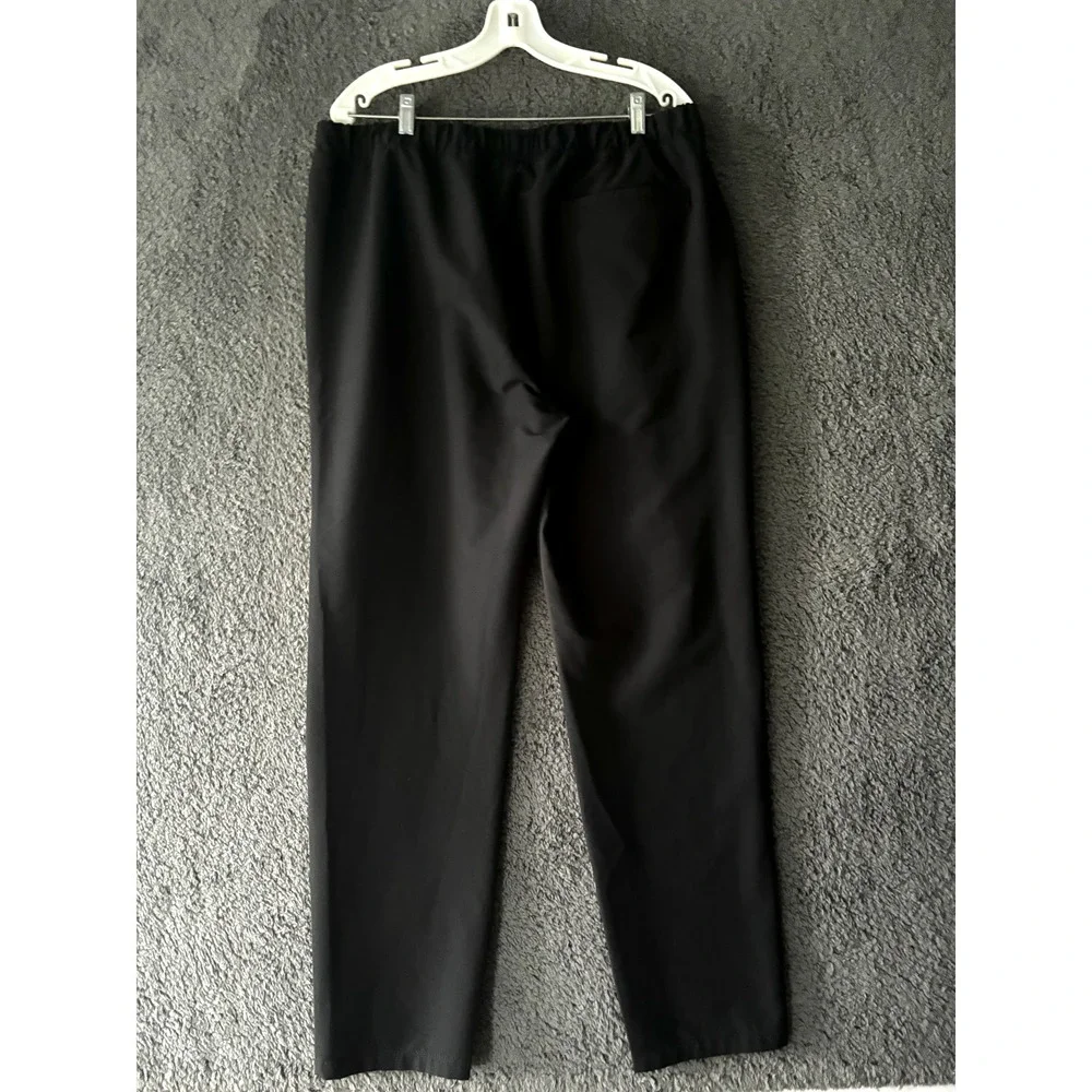 Abercrombie & Fitch Mens XL Black Skinny Taper Stretch Elastic Waist Pants